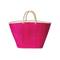 Hello Honey® 27" Pink Palm Leaf Storage Tote Bag